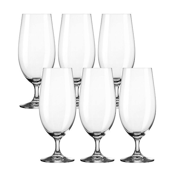 Taca de Cerveja C/6 Lager Cristal Ecologico 380ml 35786