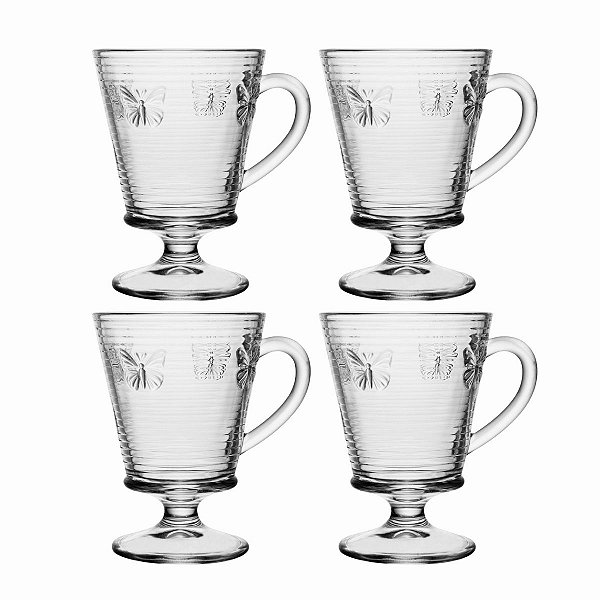 Taça Cappuccino Lines Butterfly 240ML CJ/4 21046 Wolff