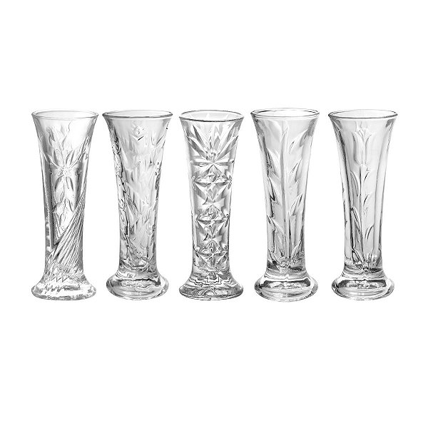 Mini Vaso De Cristal Transparente 15x5cm  61846