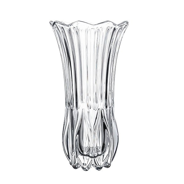 Mini Vaso Tulipa De Cristal Transparente 19x10cm  61678