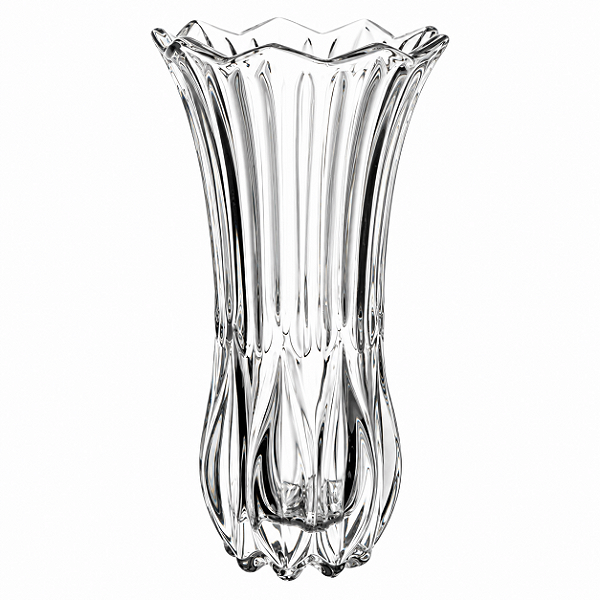 Mini Vaso Tulipa De Cristal Transparente 19x10cm 61678