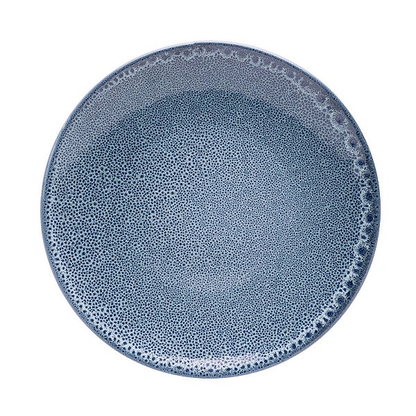 Prato Raso De Ceramica Marine Azul 25cm 18230 Wolff