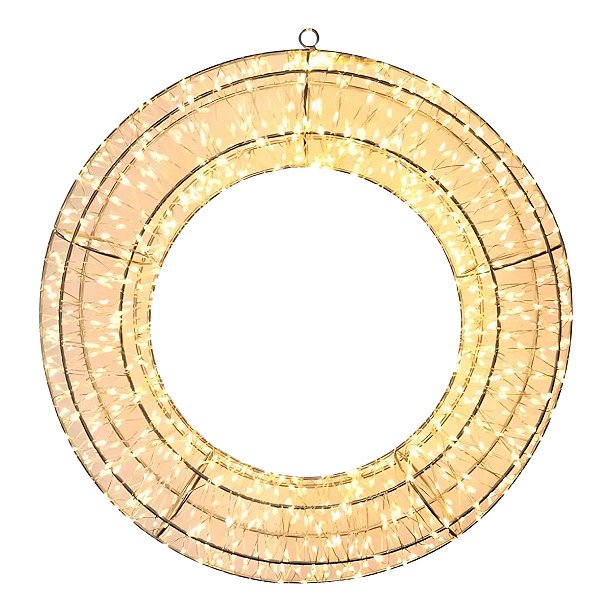Guirlanda Decorativa Arco De Led  Quente 3AA  50cm TokDeCasa