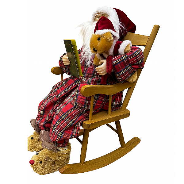 Papai Noel Sentado 45cm 1Un PN880