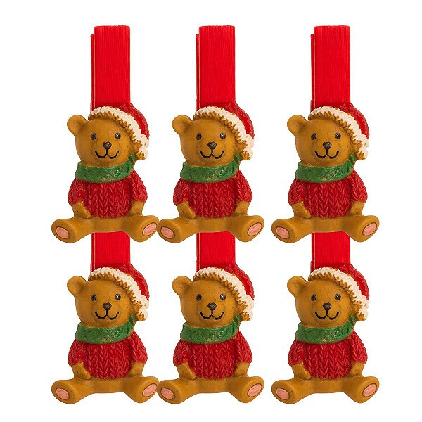 Mini Prendedor Natalino De Urso C/6 Cromus 1087838
