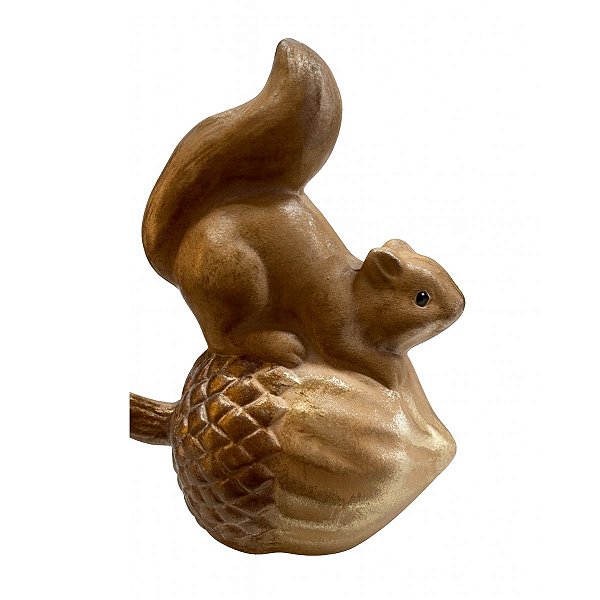 Boneco Natalino Esquilo Rustico 17cm C/1unid RS3757