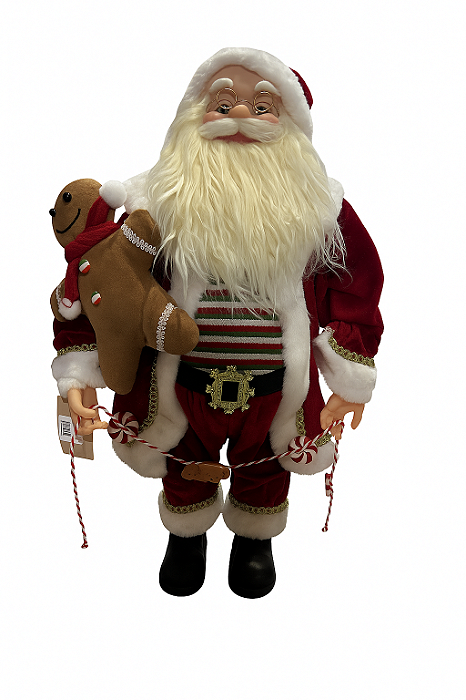 Papai Noel Decorativo Ginger  60cm
