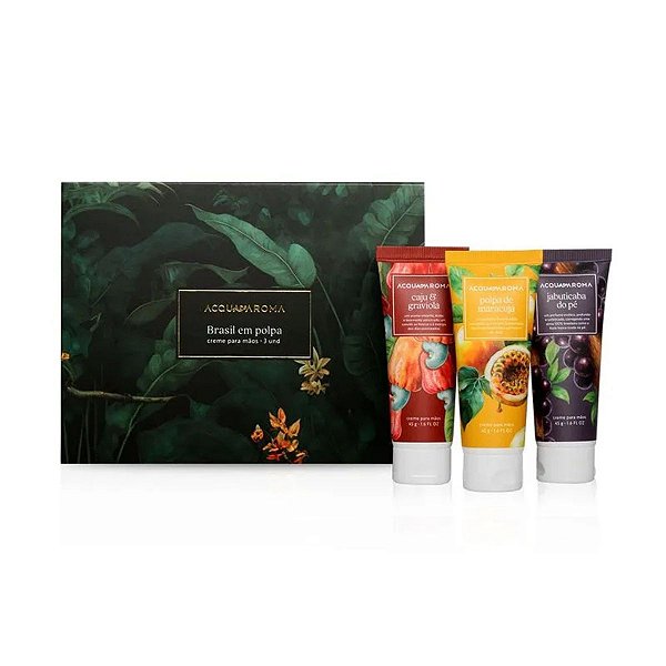Kit Banho Tropical Acqua Aroma Tropicaliza Pitanga e Tangerina