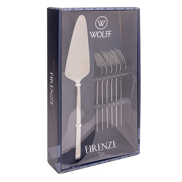 Espátula Para Bolo Firenze CJ 7  Aço Inox Wofff