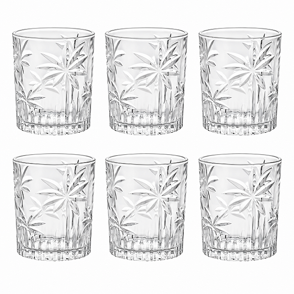 Copo P/ Whisky Tortile 310ml C/6 De Cristal 20625