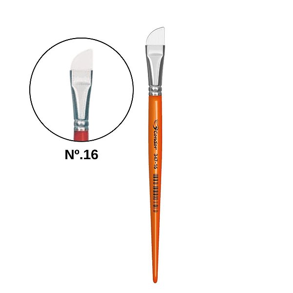 Pincel 347 16 Artístico 1Unidade Condor