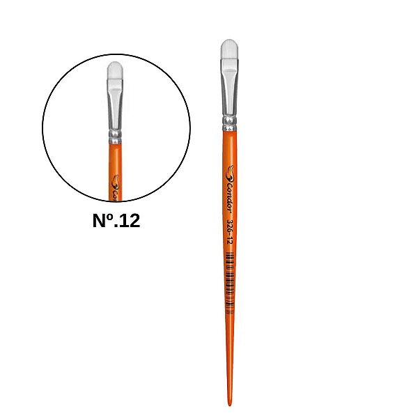 Pincel 326 12  Artístico 1Unidade Condor