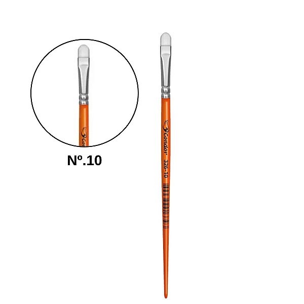 Pincel 326 10  Artístico 1Unidade Condor