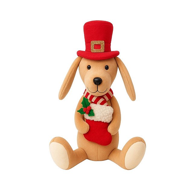 Boneco Natalino Cachorro 1040034 40cm