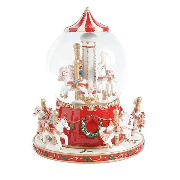 Cenario P/ Vila Natalina Globo De Água Som Neve 20x16m 1Unid 1068945