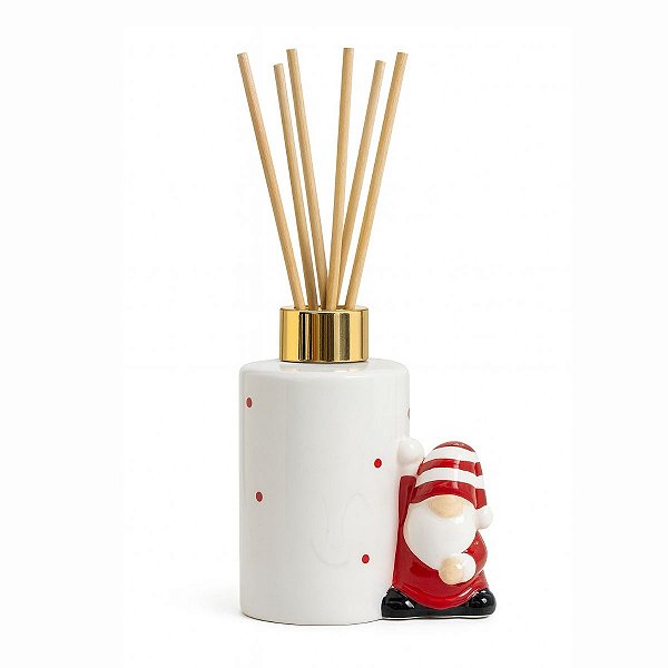 Vaso Difusor Natalino Gnomo Cerâmico 240ml
