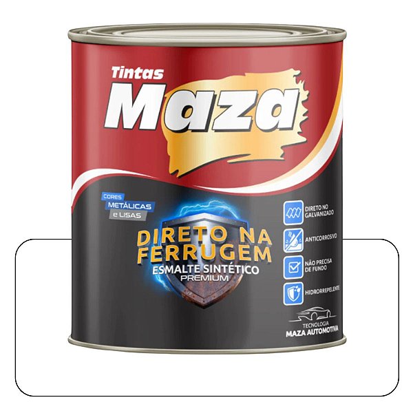 Esmalte Direto no Ferrugem Branco Fosco 3,6L Sintético Solvente