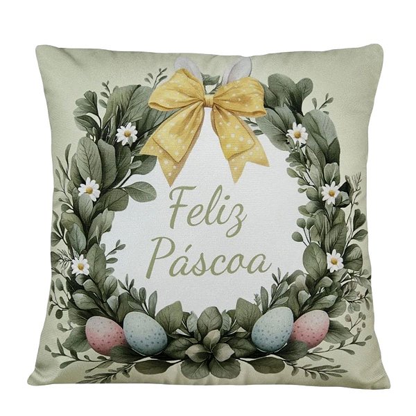 Almofada De Páscoa Encanto Açucarado Feliz Páscoa 499159 40cm