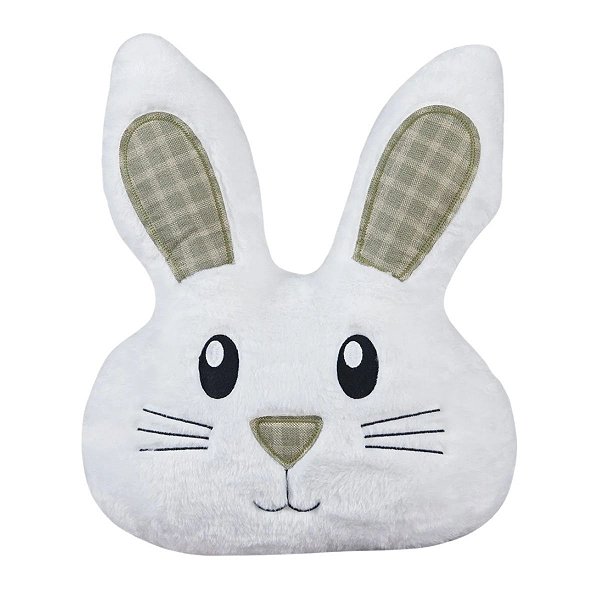 Almofada De Páscoa Rustic Line Cabeça Coelho 499170 40x46cm