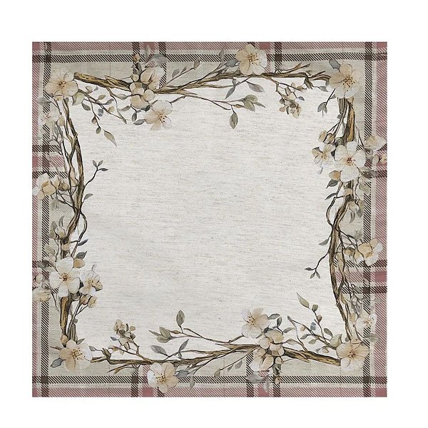 Guardanapo De Pascoa Em Linho Ovelhinha C/ 2Unid 40cm 533301