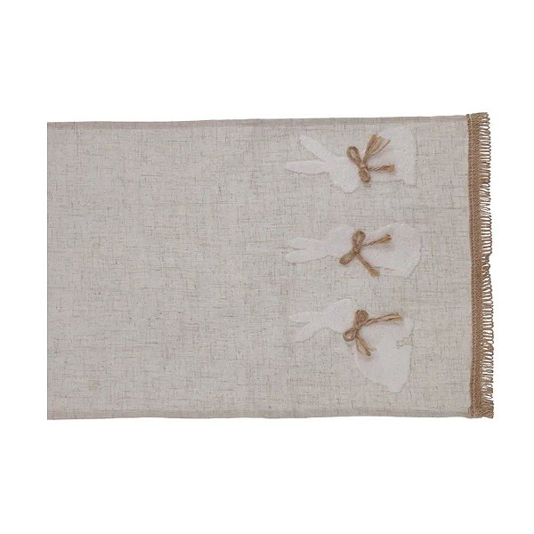 Caminho De Mesa De Pascoa Rustico 140x40cm  1099864