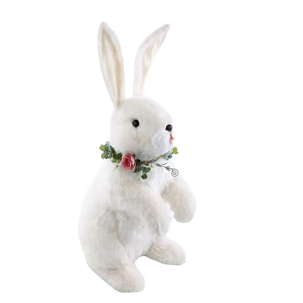 Coelho De Pascoa Doce Vício Branco 56cm 1Unid 1070605