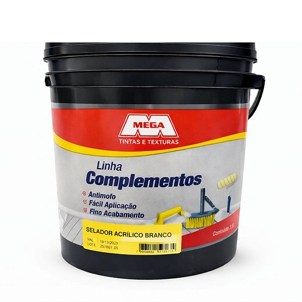 Selador Acrílico 3,6L Branco Mega