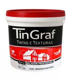 Selador Acrílico 3,6L Branco Tingraff (Itacolor)