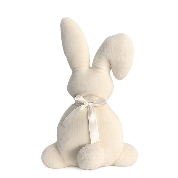 Coelho de Pascoa Silhuetas De Laço De Costas Branco 34x25x8cm C/1Unid 1099341