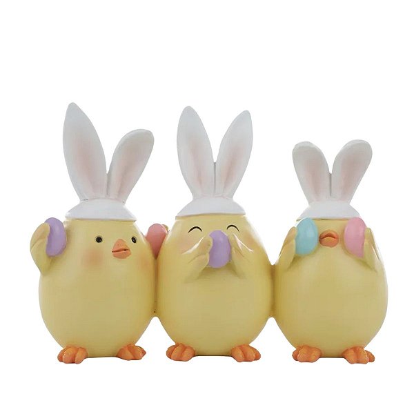Coelho De Pascoa Color Baby Pintinho 3 Peneira 1Unid 1067886