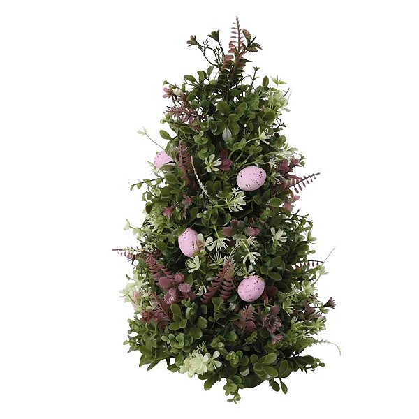 Mini Arvore De Pascoa De Mesa Folhagens Fondant 40cm 1099687