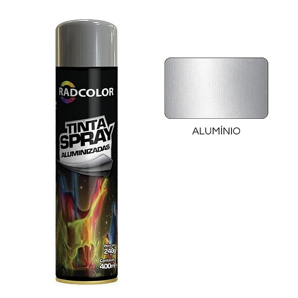 Spray Uso Geral Alumínio 400ml RadColor