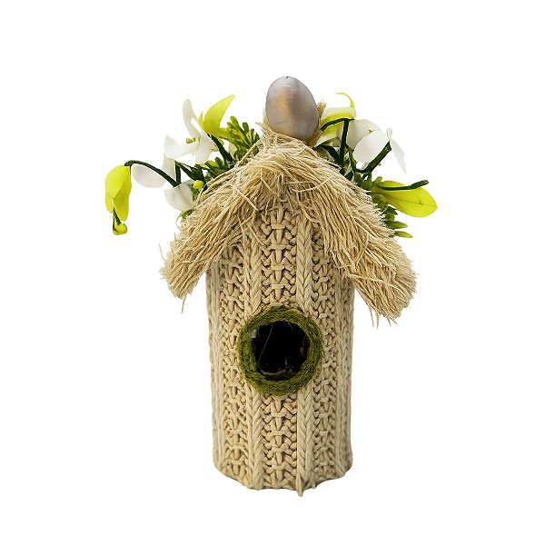 Casinha De Pascoa De pendurar  15,5x9x8cm C/1und 1099189