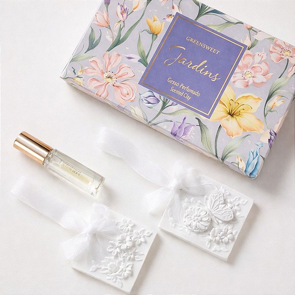 Gesso Perfumado Quadrado Jardim Lavanda Greenswet