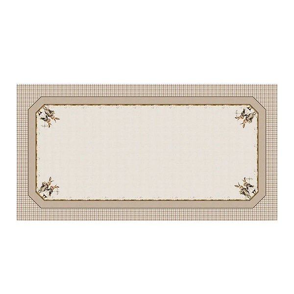 Toalha De Mesa De Pascoa 220x140cm Clássico Rustico 198041