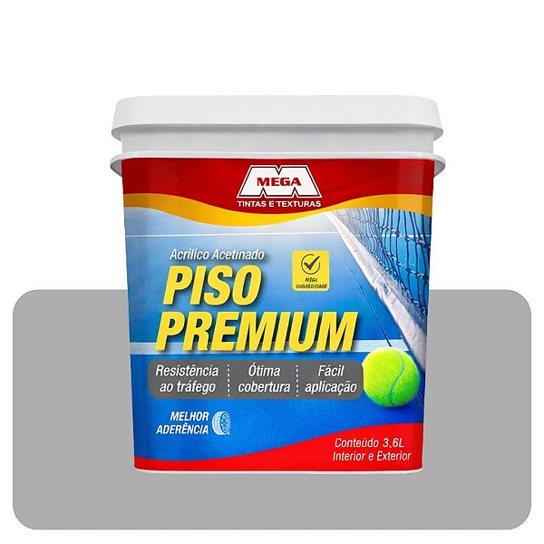 Tinta Piso Cinza Médio 3,6L Mega