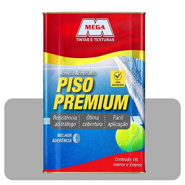 Tinta Piso Cinza Médio 18L Mega