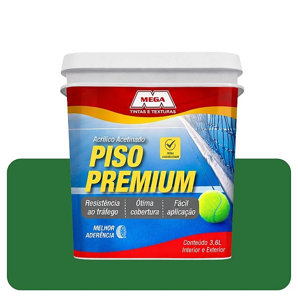 Tinta Piso Verde 3,6L Mega