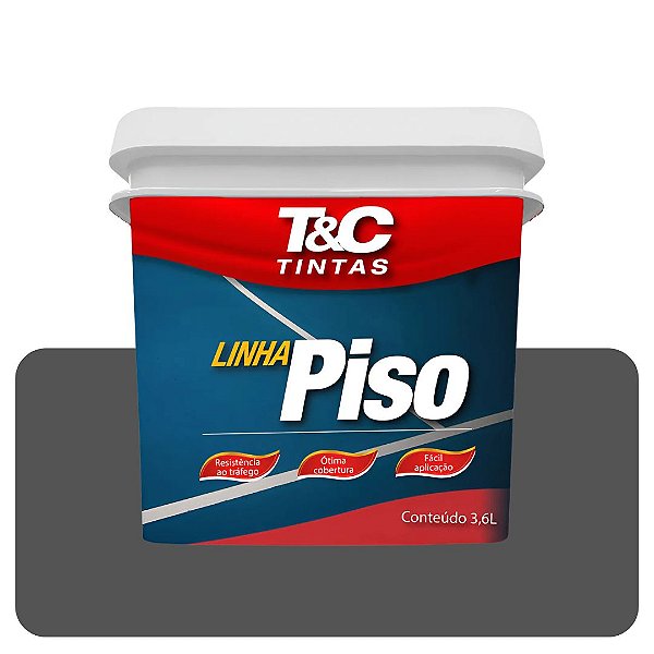 Tinta Piso Chumbo T&C 3,6L Mega