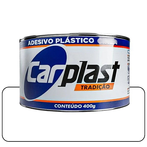 Massa Plástica Branca 400g  Carplast MaxiRubber