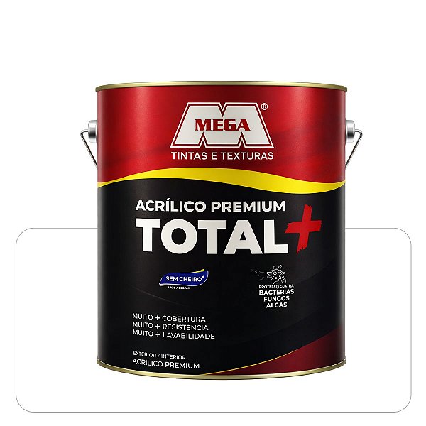 Tinta Mega Premium Branco Fosco Total + 3,6L