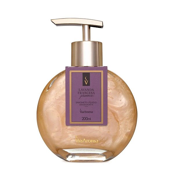 Sabonete Líquido Lavanda Francesa 200ml Viaaroma