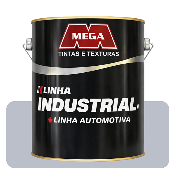 Mega Esmalte Automotivo Cinza 3,6L Sintético Solvente