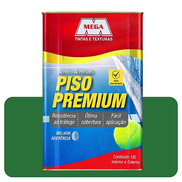 Tinta Piso Verde 18L Mega