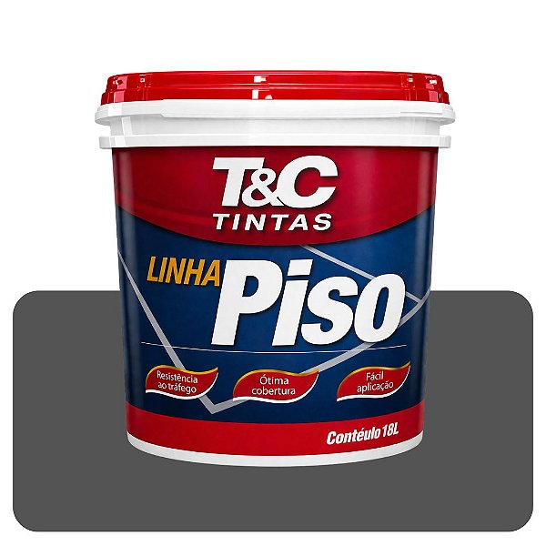 Tinta Piso Chumbo T&C Balde 18L Mega