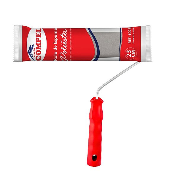 Rolo 23cm Espuma Cinza 0.1023 C/Garfo Compel
