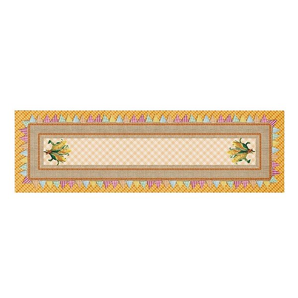 Toalha de Mesa Festa Junina Caminho Milho 003 43x141cm