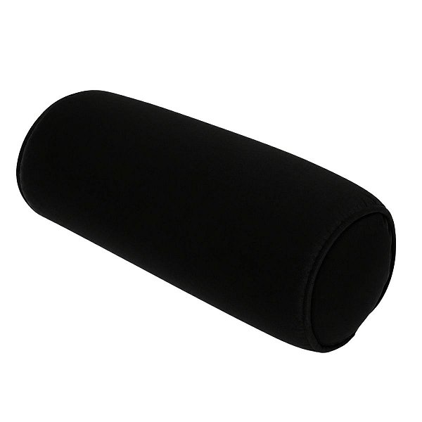 Almofada Rolinho Preto C/ Cordone 472338 43x15cm