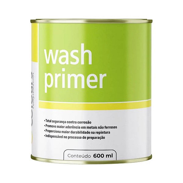 Wash Primer Fosfatizante Sem Catalisador 0,600ml Maxi Rubber