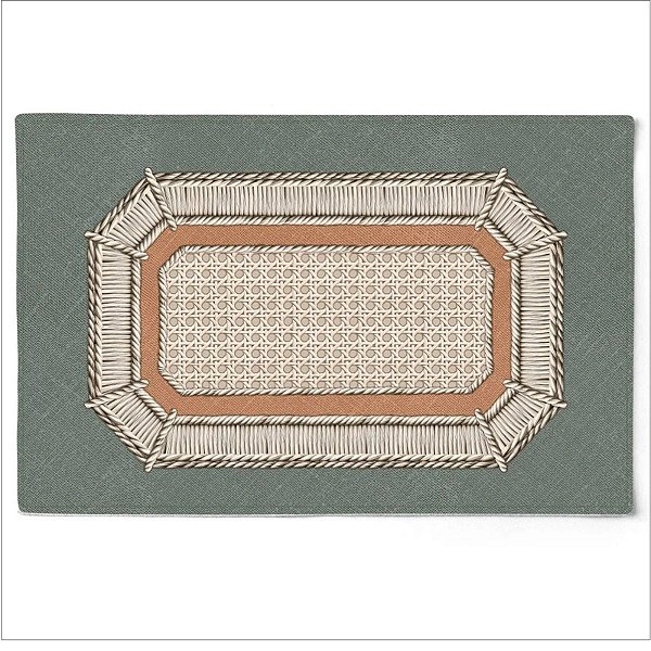 Lugar Americano  Rattan 531157 48x31,5cm 2Und